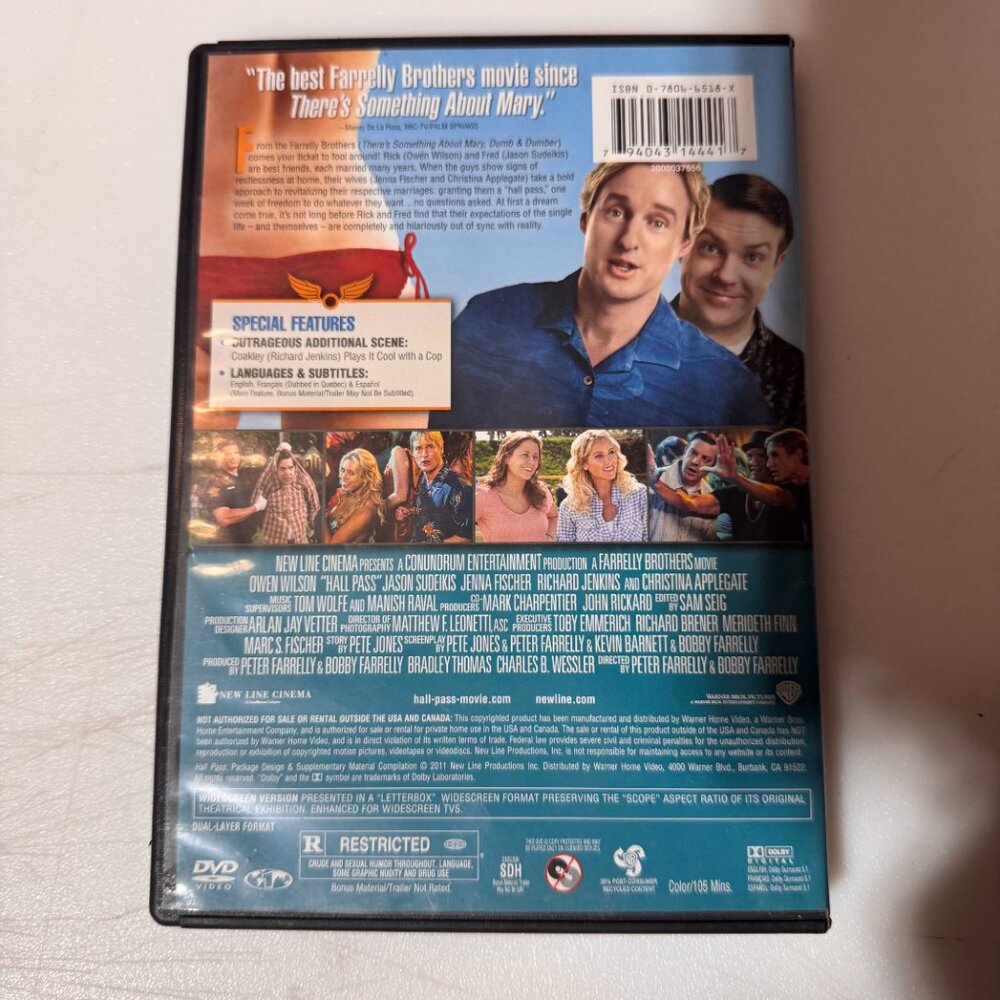 Hall Pass [DVD] Disc Tested, Working - Picture 3 of 4